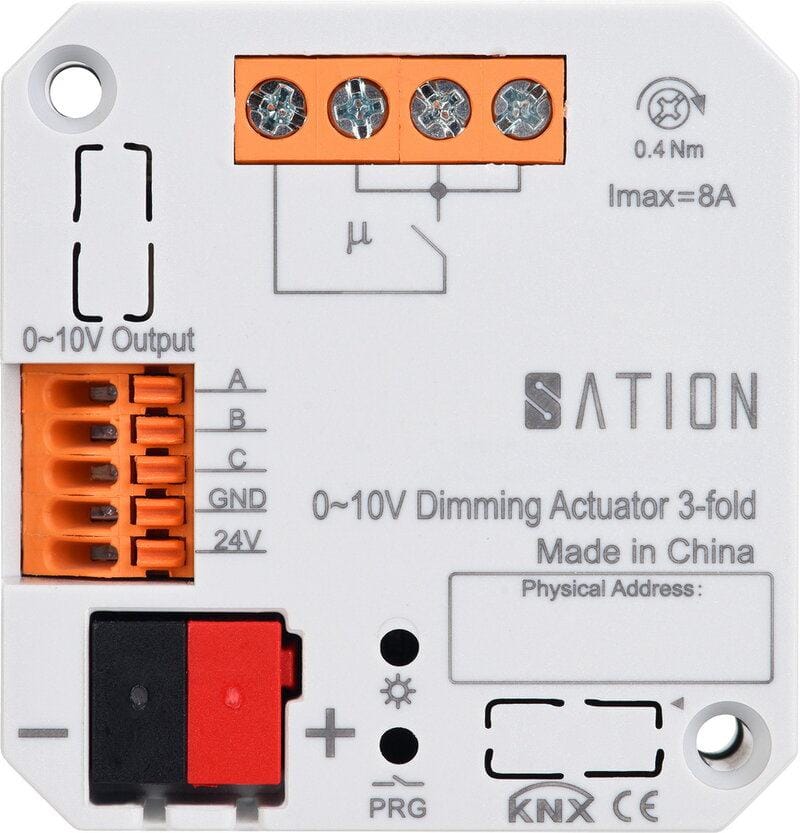 7kkb.jpg KNX Dimming Actuator 3-Channel 0-10V Flush-Mounted DM0103.0030 — Sation - imagine 1
