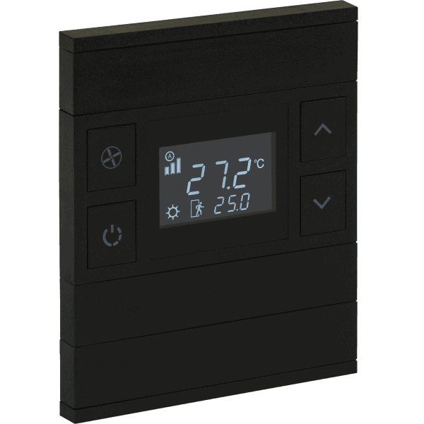 oria-glass-thermostat-switch-3-fold-anthracite-black-glass-no-status.png KNX Room Thermostat 3-Button Oria Push Black INT-OT3-010100 — EAE - imagine 1