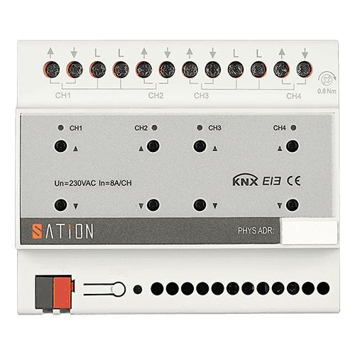 siem.png KNX Blind Actuator 4-Channel 8A DIN Rail WD0204.0801 — Sation - imagine 1