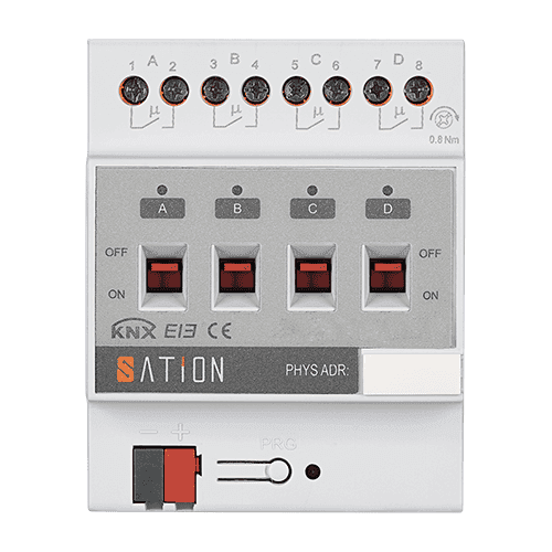 td2z.png KNX Switch Actuator 4-Channel 16A with Current Detection SW0004.1611 — Sation - imagine 1
