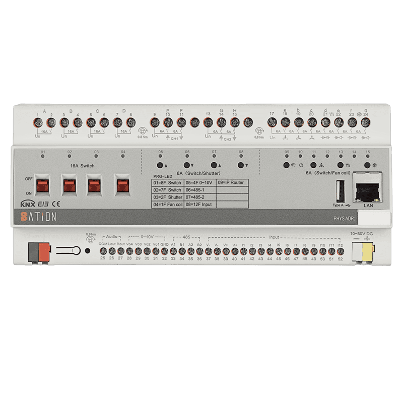 zz3l.png KNX Room Control Unit Switch/Blind/FCU/Dimming DIN Rail RM0448.1611 — Sation - imagine 1