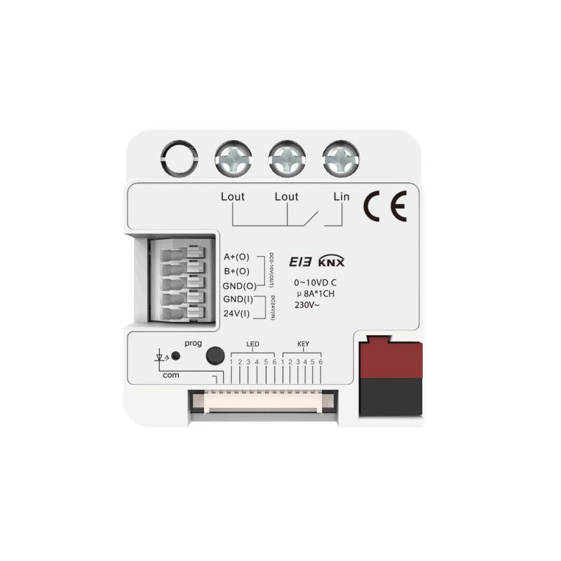 Actuator Dimmer KNX 2 Canale 0-10V Ingropat KNX LY/TMO20A111F Letour