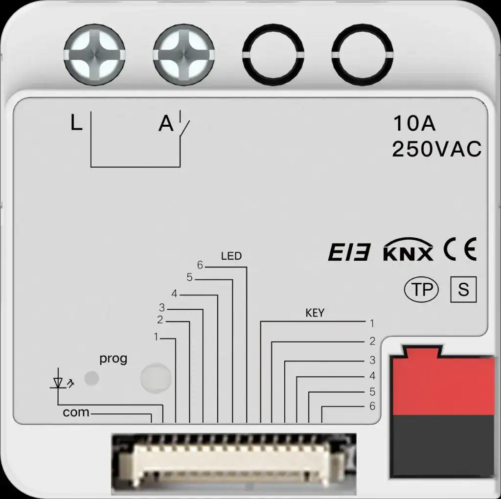 Actuator Comutare KNX 1 Canal 10A Ingropat KNX LY/K0110411F Letour
