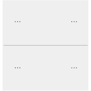Intrerupator KNX 4 Butoane Alb T10 PC KNX LY/KC0202T10ST EN PC WHITE STRAIGHT Letour