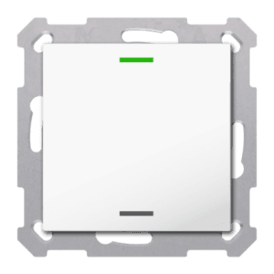 KNX RF+ Push Button Light 55 RF-TAL55T102.01S 1 gang RGBW TS Secure White neutral KNX RF-TAL55T102.01S MDT