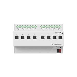 KNX 8-Channel 16A Switch Actuator (KXAC-B1R8A16) KNX KXAC-B1R8A16 Akubela