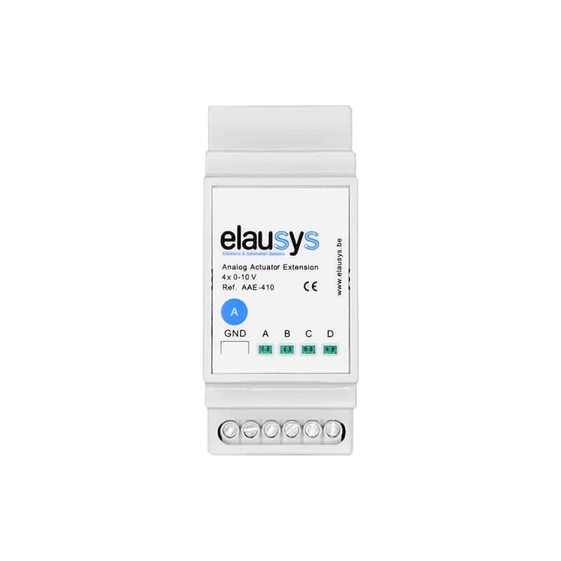 elausys-aae-410.jpg KNX Analog Output Actuator Extension 4-Channel 0-10V AAE-410 — Elausys - imagine 1