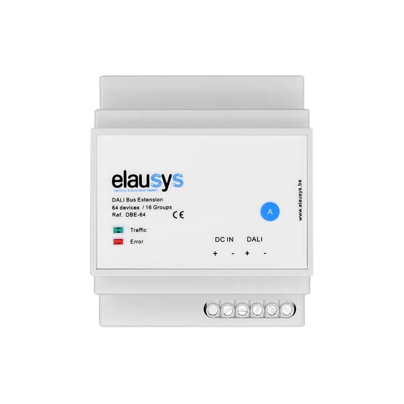 elausys-dbe-64.jpg KNX DALI Gateway Extension DBE-64 — Elausys - imagine 1