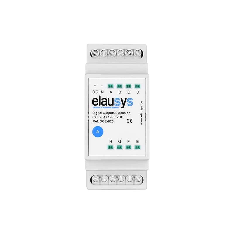 elausys-doe-825.jpg KNX Digital Output Actuator Extension 8-Channel DOE-825 — Elausys - imagine 1