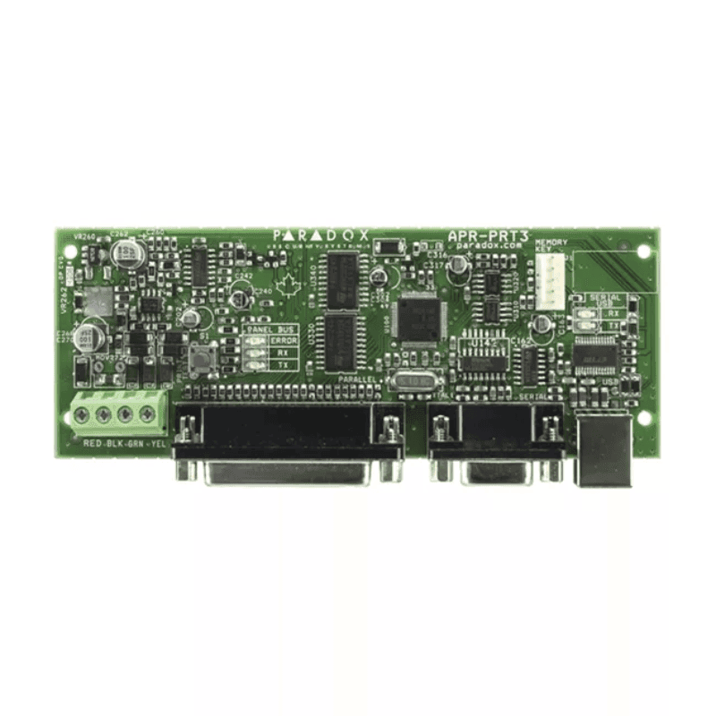 elausys-prt3.png RS232 Serial Interface Module for Paradox EVO/Digiplex PRT3 — Paradox - imagine 1