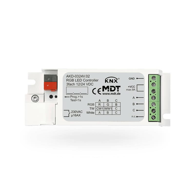 AKD-0324V.02-square-800 KNX LED Controller 3-channel 3/6A RGB KNX AKD-0324V.02 MDT