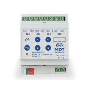 KNX LED Controller 4-channel 4/8A RGBW 4SU MDRC KNX AKD-0424R.02 MDT