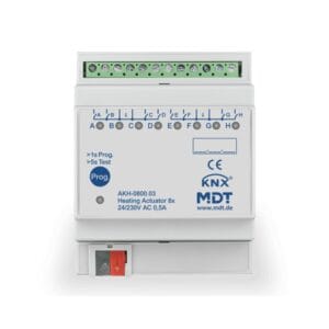 KNX Heating Actuator 8-channel 4SU MDRC 24-230V AC KNX AKH-0800.03 MDT