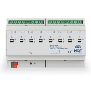 KNX Switch Actuator 8-channel 8SU MDRC 20A C-load KNX AKI-0816.04 MDT