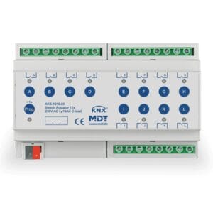 KNX Switch Actuator 12-channel 8SU MDRC 16A C-load KNX AKS-1216.03 MDT