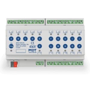KNX Switch Actuator 16-channel 8SU MDRC 16A C-load KNX AKS-1616.03 MDT
