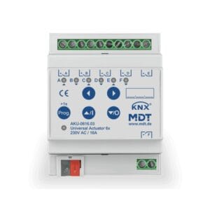 KNX Universal Actuator 6-channel 4SU MDRC 16A KNX AKU-0616.03 MDT