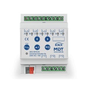 KNX Universal Actuator 8-channel 4SU MDRC 16A KNX AKU-0816.03 MDT