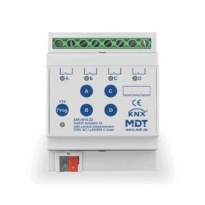 AMI-0416.03 KNX Switch Actuator 4-Channel Industry, 16/20 A with Current Measurement KNX AMI-0416.03 MDT