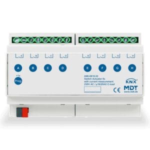 AMI-0816.03 KNX Switch Actuator 8-Channel Industry, 16/20 A with Current Measurement KNX AMI-0816.03 MDT