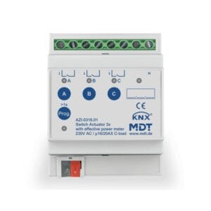 KNX Switch Actuator 3-channel 4SU MDRC 20A KNX AZI-0316.01 MDT