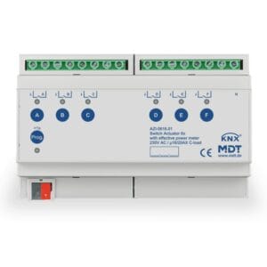 KNX Switch Actuator 6-channel 8SU MDRC 20A KNX AZI-0616.01 MDT