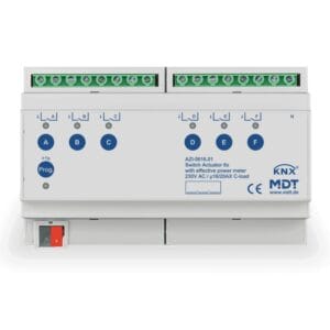 AZI-0616.03 KNX Switch Actuator 6-Channel, 16/20 A with Effective Power Measurement KNX AZI-0616.03 MDT