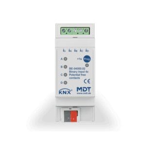 KNX Binary Input 4-channel 2SU MDRC Potential Free KNX BE-04000.02 MDT