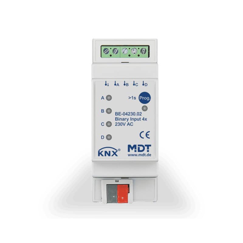 BE-04230.02-square-800 KNX Binary Input 4-channel 2SU MDRC 230V AC KNX BE-04230.02 MDT