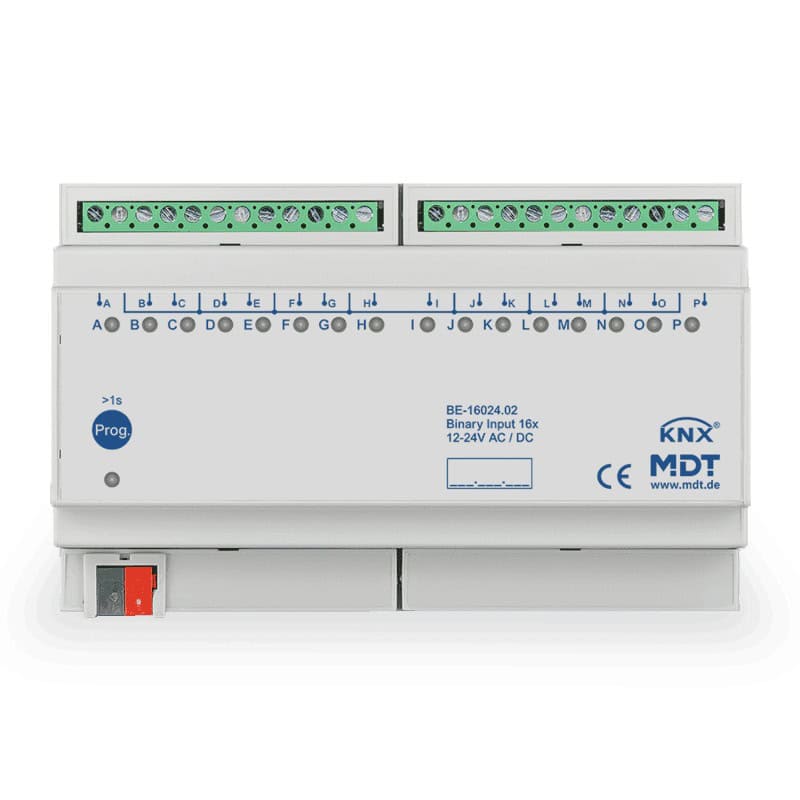 BE-16024.02-square-800 KNX Binary Input 16-channel 8SU MDRC 24V AC/DC KNX BE-16024.02 MDT