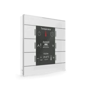KNX Glass Central Operation Unit Smart White KNX BE-GBZW.01 MDT