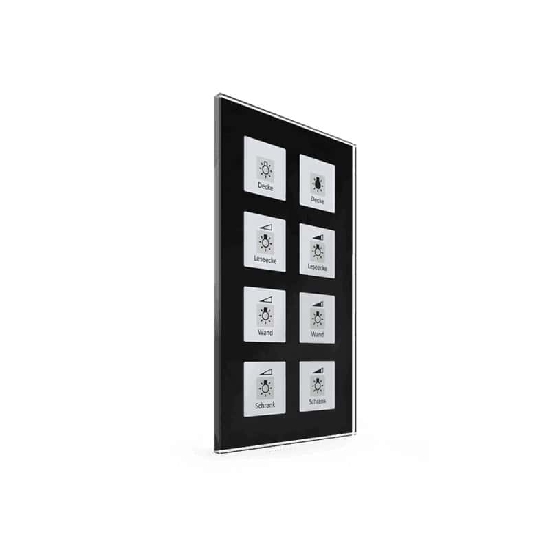 BE-GT08S.01-square-800 KNX Glass Push Button Plus 8 gang Black KNX BE-GT08S.01 MDT