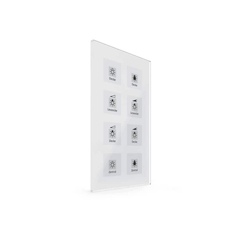 BE-GT08W.01-square-800 KNX Glass Push Button Plus 8 gang White KNX BE-GT08W.01 MDT