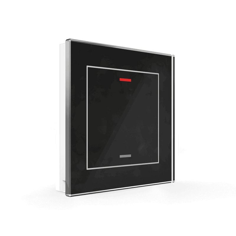 BE-GTL10S.01-square-800 KNX Glass Push Button II Light 1 gang RGBW Black KNX BE-GTL10S.01 MDT