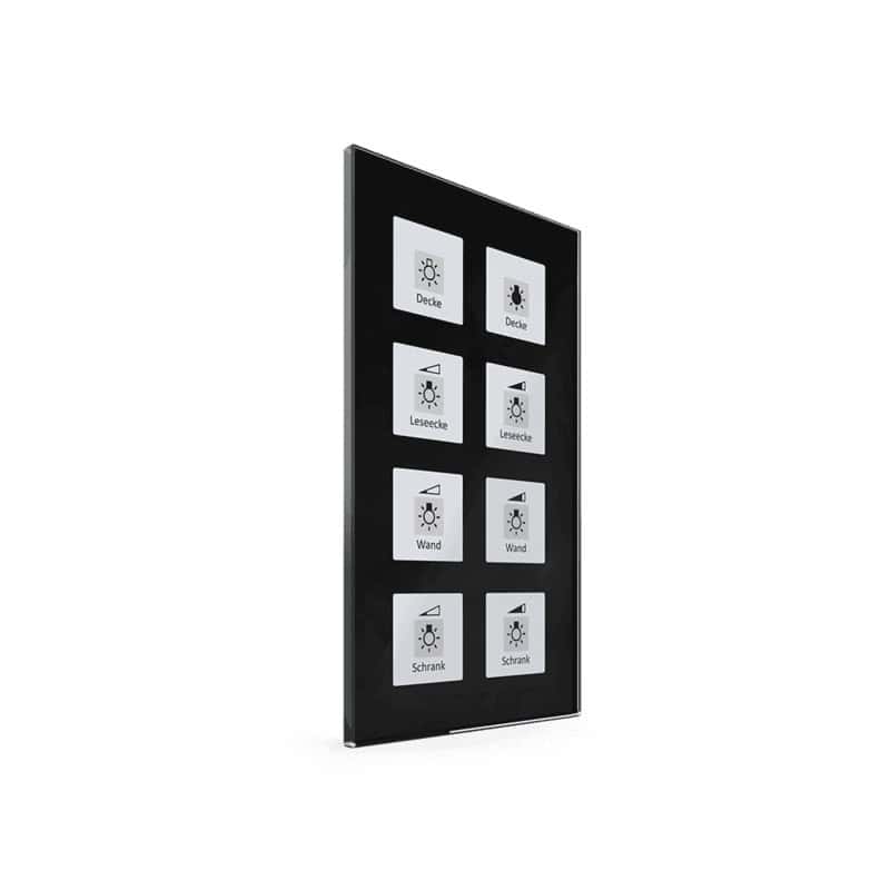 BE-GTT8S.01-square-800 KNX Glass Push Button Plus 8 gang Black with Temperature Sensor KNX BE-GTT8S.01 MDT