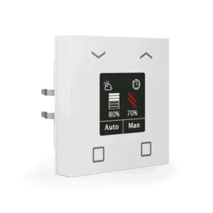 KNX Shutter Push-button Smart 55 4 gang Colour Display White KNX BE-JTA5504.01 MDT