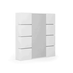KNX Push Button 55 8 gang White Matt KNX BE-TA5508.01 MDT