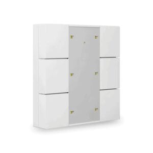 KNX Push Button Plus 55 6 gang White Matt KNX BE-TA55P6.01 MDT