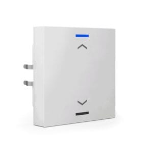 KNX Push Button Light 55 1 gang RGBW Blinds White Glossy KNX BE-TAL5501.A1 MDT