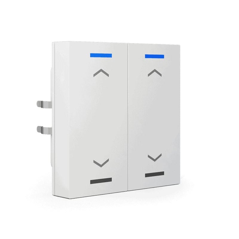 BE-TAL5502.A1-square-800 KNX Push Button Light 55 2 gang RGBW Blinds White Glossy KNX BE-TAL5502.A1 MDT