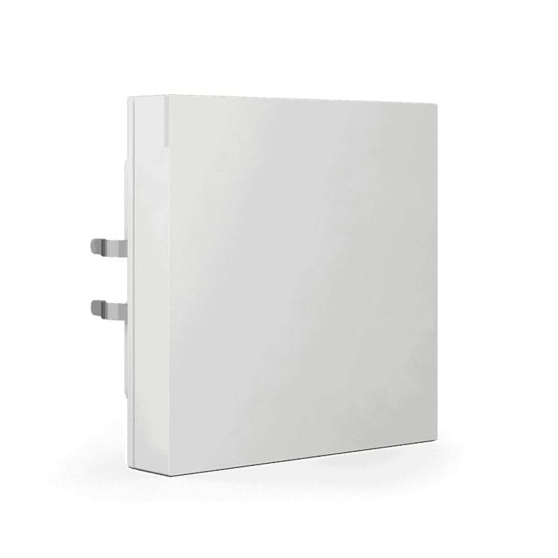 BE-TAL55B1.01-square-800 KNX Push Button Light 55 Basic 1 gang White Glossy KNX BE-TAL55B1.01 MDT