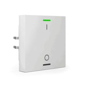 KNX Push Button Light 55 1 gang RGBW Switch White Glossy KNX BE-TAL5501.B1 MDT