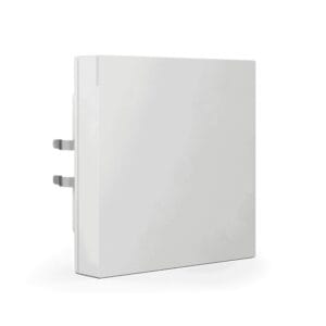 KNX Push Button Light 63 – 1-Gang RGBW with Temperature Sensor, Studio White Glossy KNX BE-TAL63T1.01 MDT