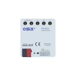 OSIX E/MDDV0304.1 — KNX Embedded 3-fold 0-10V dimmer actuator