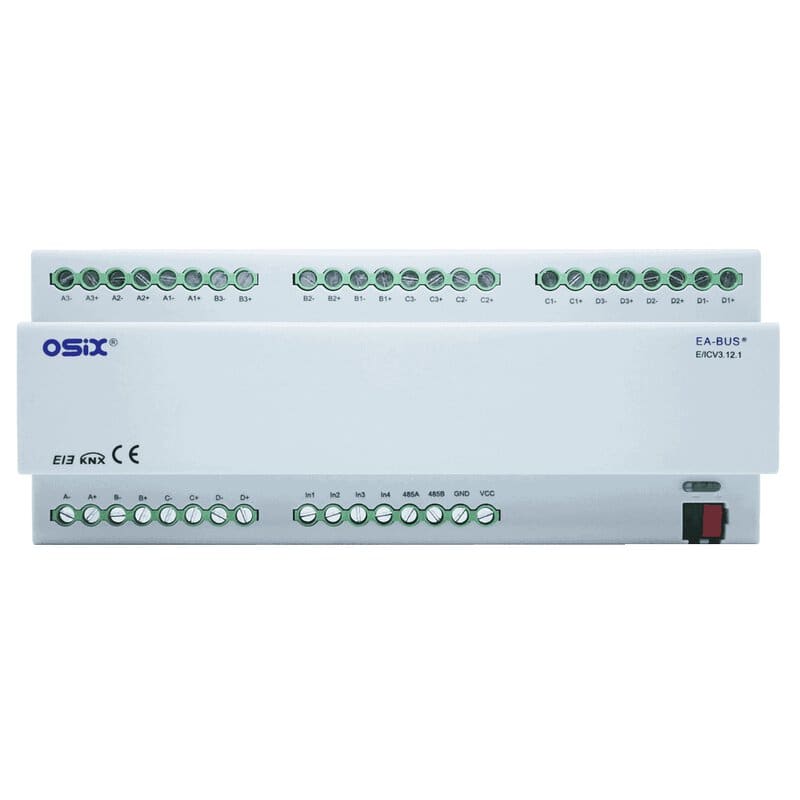 ES30.10.1-square-1188 OSIX E/S30.10.1 — KNX 30 fold switch/shutter/fancoil actuator, 10A