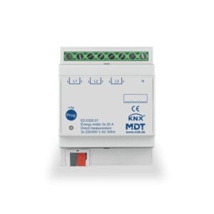 KNX Energy Meter 3-channel 20A Direct 4SU MDRC KNX EZ-0320.01 MDT