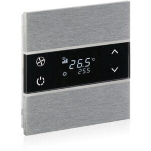 Intrerupator KNX 1F Rosa Metal Natural — EAE KNX Smart Home