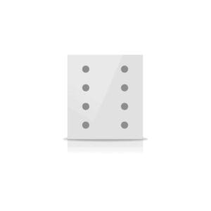 Intrerupator KNX 4F Rosa Solid Alb — EAE KNX Smart Home
