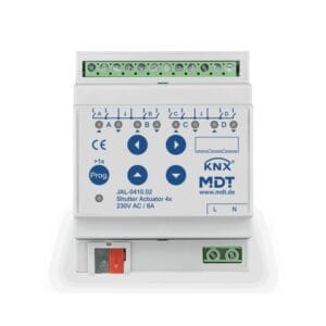 KNX Shutter Actuator 4-Channel JAL-0410.03S – 8 A, 230 V AC, Secure KNX JAL-0410.03S MDT