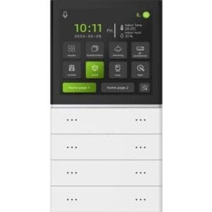 Panou Touch Display KNX 4 inch T10S Alb PC KNX LY/P40872T10ST PC WHITE STRAIGHT Letour